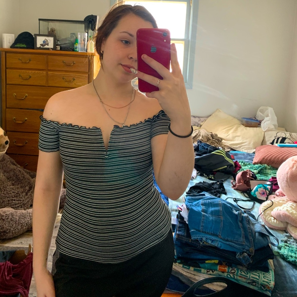 Off the shoulder top